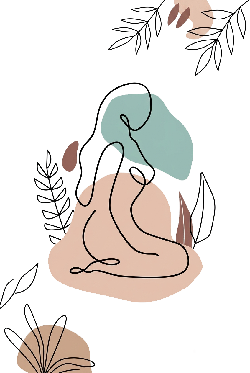 Ilustración de calma y naturaleza